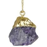 ROUGH AMETHYST NECKLACE + MEDITATION APP