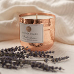 LAVENDER, ROSEWOOD & JASMINE COPPER CANDLE