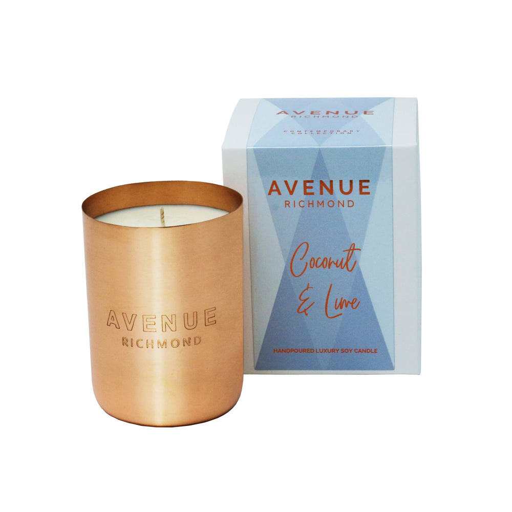 COCONUT & LIME COPPER CANDLE